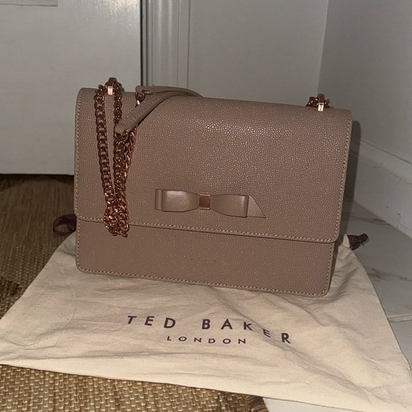 Beautiful light taupe/pink handbag Ted baker London - Picture 1 of 5